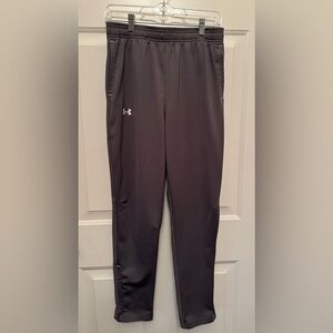 🔥 Under Armour Youth Boys XL Two-Tone Gray Athletic Pants with Ankle Zippers